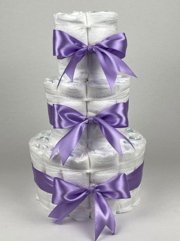 Chouette chouette luiertaart 40 basic paars