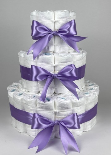 Chouette chouette luiertaart 64 basic paars