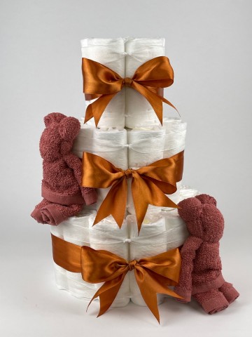 Chouette chouette luiertaart beren koper