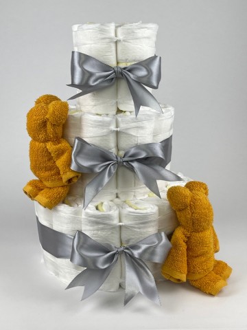 Chouette chouette luiertaart beren oker   grijs