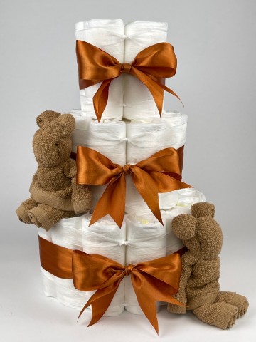 Chouette chouette luiertaart beren sand   koper