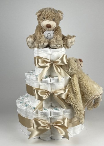 Chouette chouette luiertaart happy horse beer boogy beige   beige