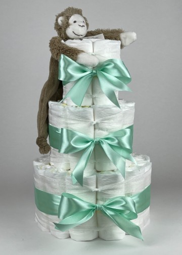 Chouette chouette luiertaart happy horse tuttle aap mickey clay   groen