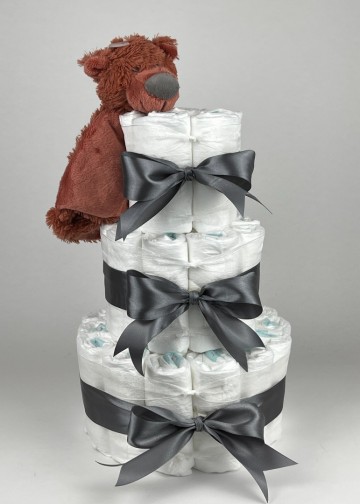 Chouette chouette luiertaart happy horse tuttle beer bobbie donker grijs