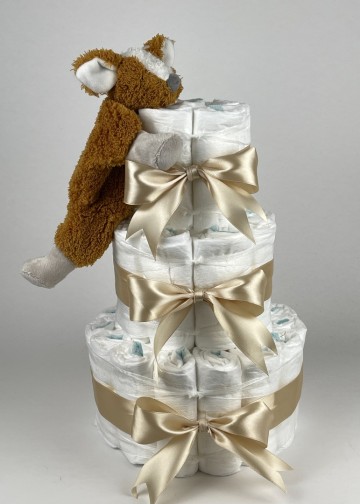 Chouette chouette luiertaart happy horse tuttle deer do beige