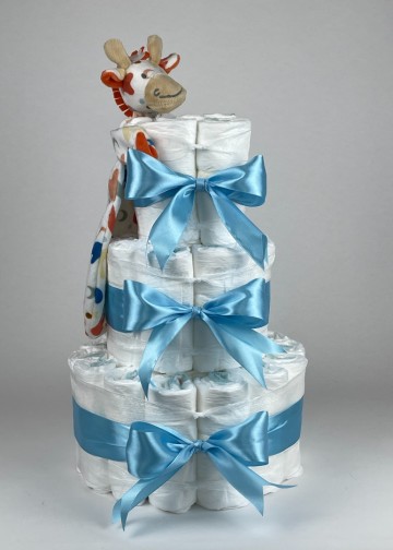 Chouette chouette luiertaart happy horse tuttle giraffe gilles hemels blauw