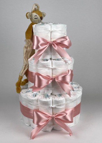 Chouette chouette luiertaart happy horse tuttle hertje tatum donker poeder roze