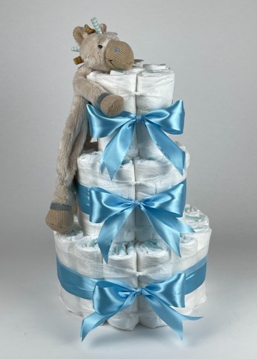 Chouette chouette luiertaart happy horse tuttle horse bright hemels blauw