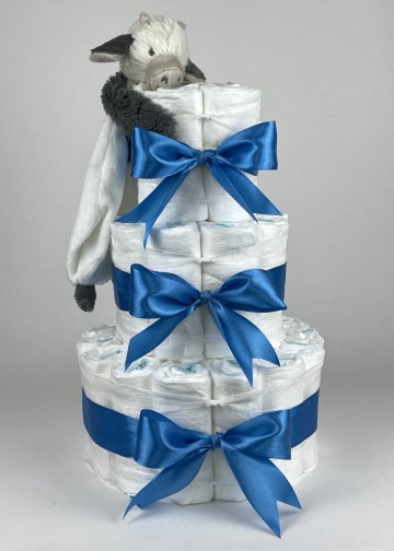 Chouette chouette luiertaart happy horse tuttle koe casper diep blauw