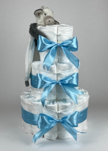 Chouette chouette luiertaart happy horse tuttle koe casper hemels blauw