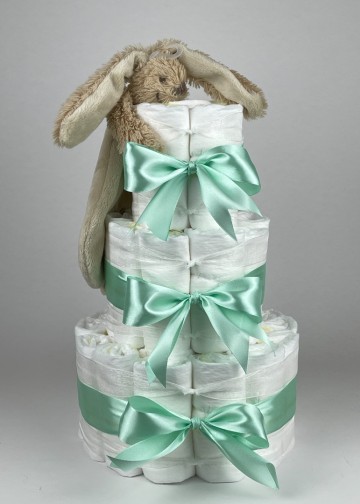 Chouette chouette luiertaart happy horse tuttle konijn richie beige   groen