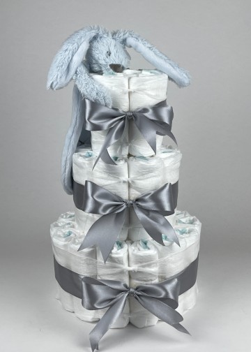 Chouette chouette luiertaart happy horse tuttle konijn richie blue   grijs