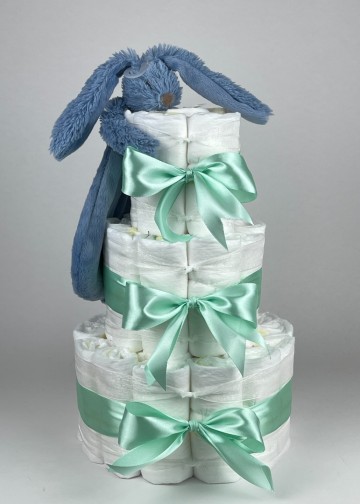 Chouette chouette luiertaart happy horse tuttle konijn richie deep blue   groen