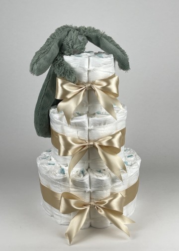 Chouette chouette luiertaart happy horse tuttle konijn richie green   beige