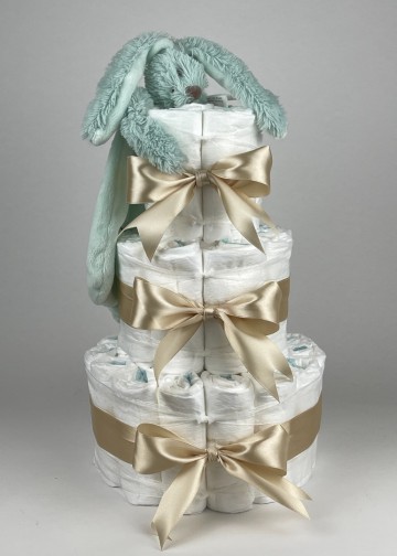 Chouette chouette luiertaart happy horse tuttle konijn richie lagoon   beige