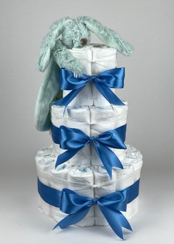 Chouette chouette luiertaart happy horse tuttle konijn richie lagoon   diep blauw