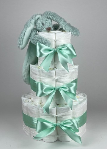 Chouette chouette luiertaart happy horse tuttle konijn richie lagoon   groen