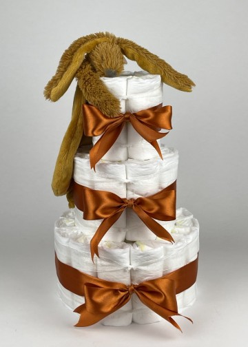 Chouette chouette luiertaart happy horse tuttle konijn richie oker   koper