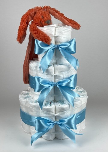 Chouette chouette luiertaart happy horse tuttle konijn richie orange   hemels blauw