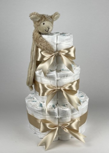 Chouette chouette luiertaart happy horse tuttle lamb livio beige