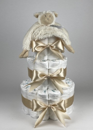 Chouette chouette luiertaart happy horse tuttle lammy beige   beige