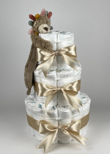 Chouette chouette luiertaart happy horse tuttle leeuw leon beige