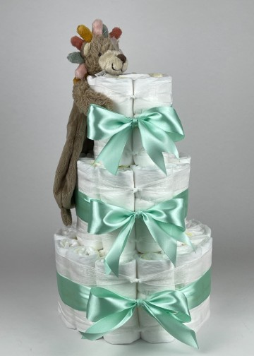 Chouette chouette luiertaart happy horse tuttle leeuw leon groen