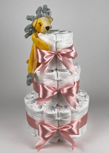 Chouette chouette luiertaart happy horse tuttle leeuw luke donker poeder