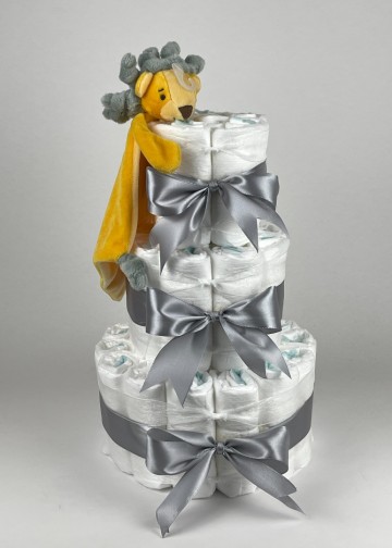 Chouette chouette luiertaart happy horse tuttle leeuw luke grijs