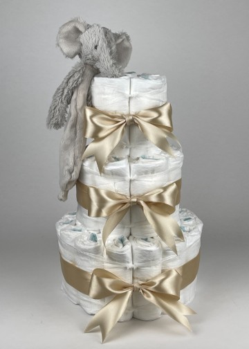 Chouette chouette luiertaart happy horse tuttle olifant enzo beige