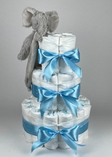 Chouette chouette luiertaart happy horse tuttle olifant enzo hemels blauw