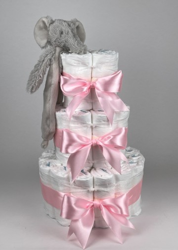 Chouette chouette luiertaart happy horse tuttle olifant enzo roze