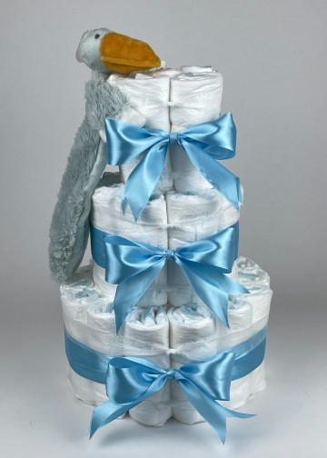 Chouette chouette luiertaart happy horse tuttle pelikaan pucci hemels blauw