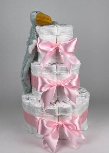 Chouette chouette luiertaart happy horse tuttle pelikaan pucci roze