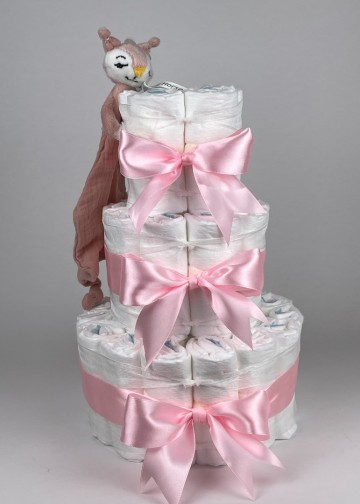 Chouette chouette luiertaart happy horse tuttle talia roze