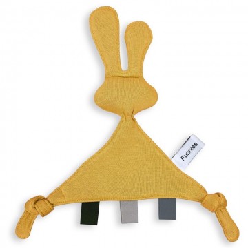 Funnies knuffeldoek snoes oker 2