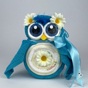 Kleine luieruil aqua blauw