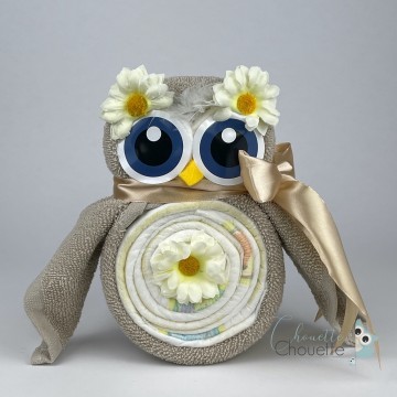 Kleine luieruil cream beige