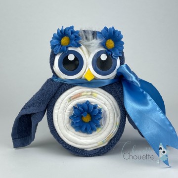 Kleine luieruil silk blauw