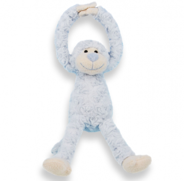 Knuffel aapje funnies blauw 01