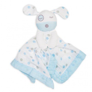 Knuffeldoek lulujo blue puppy