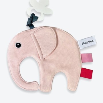 Kraamcadeau funnies knuffeldoekje ollie blush roze