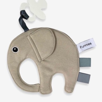 Kraamcadeau knuffeldoekje ollie cream