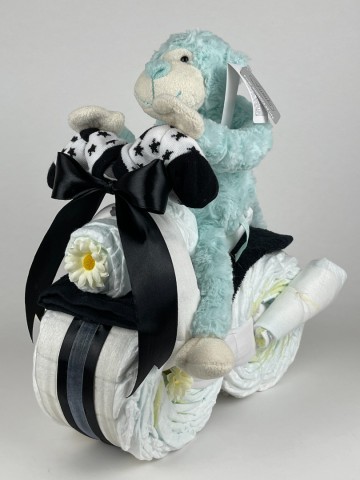 Luiermotor funnies aap groen 0012 1