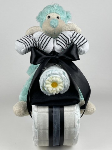 Luiermotor funnies aap groen 0013 3