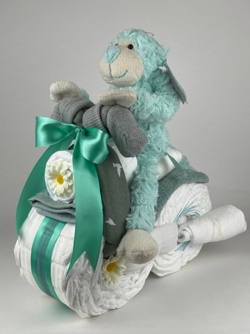 Luiermotor funnies aap groen 1