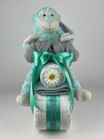 Luiermotor funnies aap groen 3