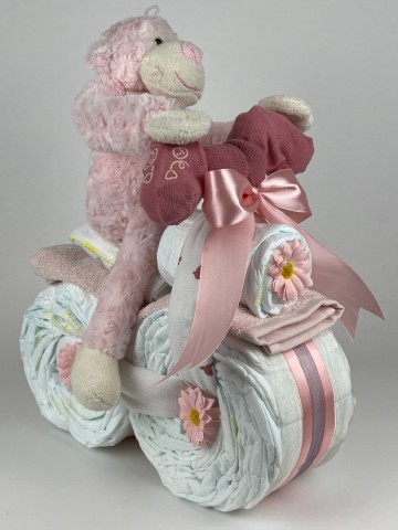 Luiermotor funnies aap roze 0019 2