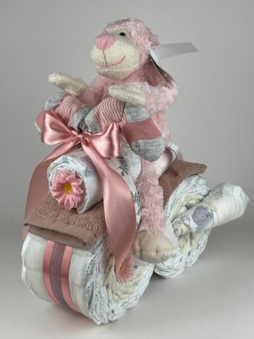 Luiermotor funnies aap roze 0021 1