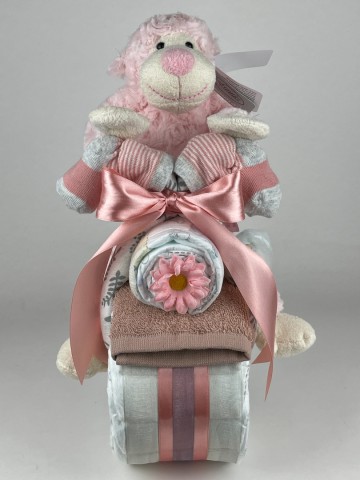 Luiermotor funnies aap roze 0021 3